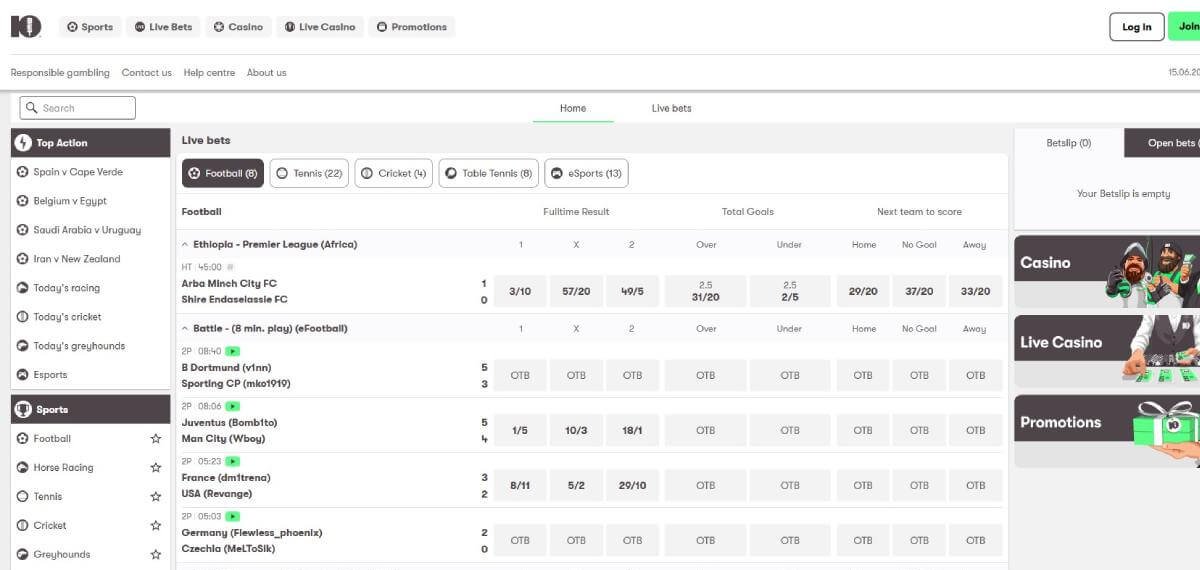 10bet Sport Betting